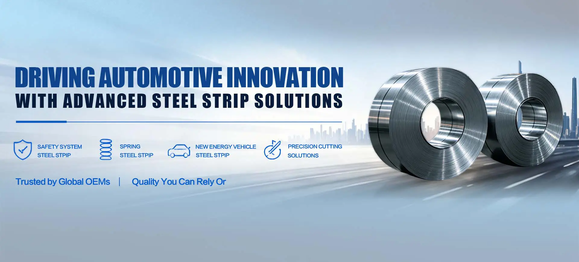 Non-oriented silicon steel coil